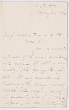 Letter, 29 January 1887