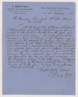 Letter, 12 October 1868