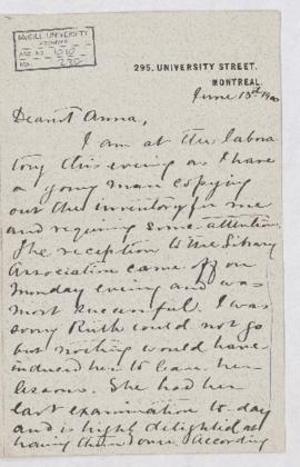 Letter, 13 June 1900