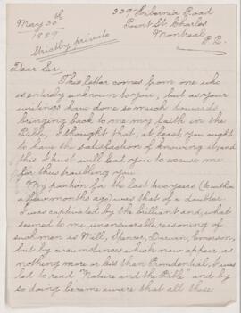 Letter, 30 May 1889