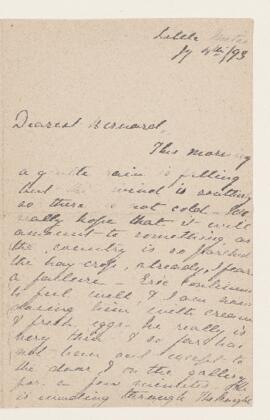 Letter, 4 July 1893