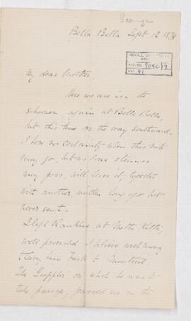 Letter, 12 September 1878