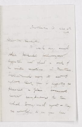 Letter from E.S. Dana to B.J. Harrington.