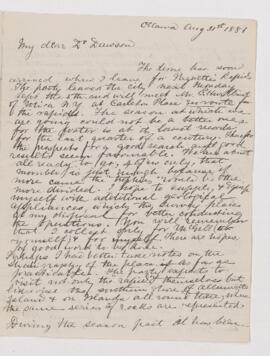 Letter, 31 August 1881