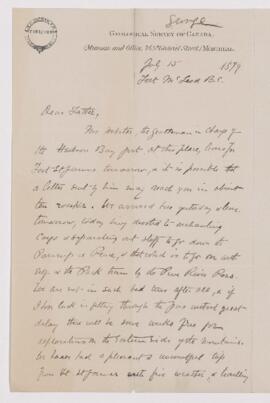 Letter, 15 July 1879