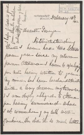 Letter, 13 February 1901