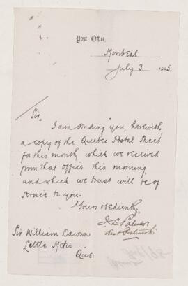 Letter, 3 July 1895