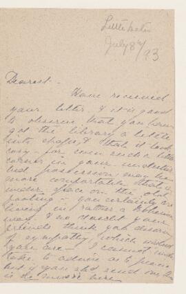 Letter, 8 July 1893