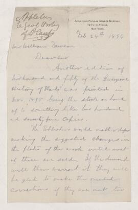 Letter, 24 February 1896