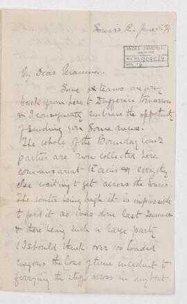 Letter, 5 June 1874