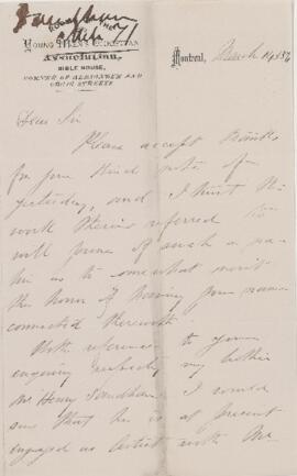 Letter, 14 March 1871.