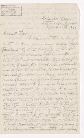 Letter, 19 April 1894