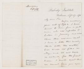Letter, 27 September 1876