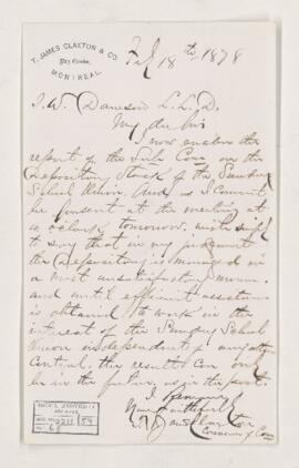 Letter, 18 February 1878