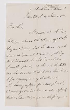Letter, 10 June 1881