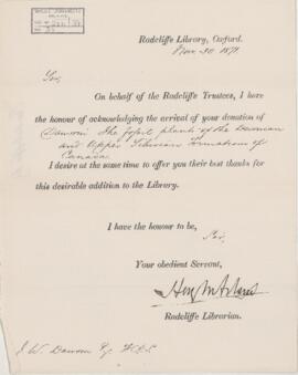 Letter, 30 November 1871