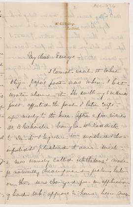 Letter, October 1893