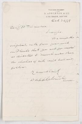 Letter, 26 October 1888