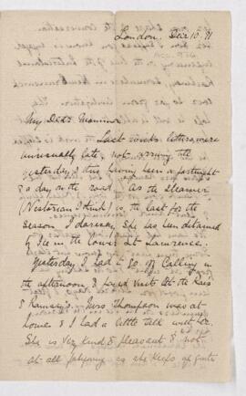 Letter, 10 December 1871