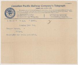 Letter, 19 December