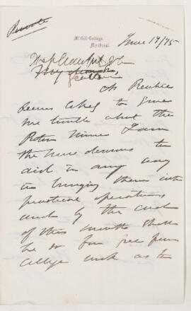 Letter, 17 June 1875