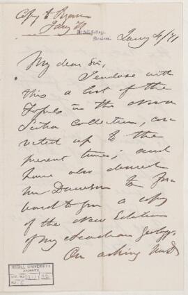 Letter, 4 January 1871