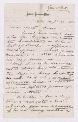 Letter, 10 June 1882