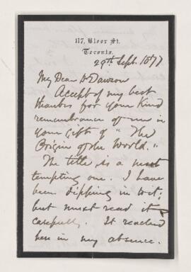 Letter, 29 September 1877