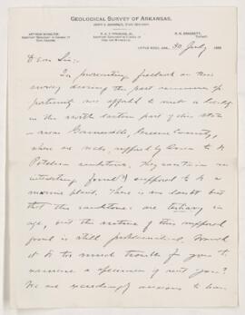 Letter, 30 July 1889