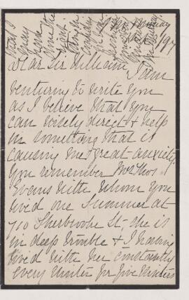 Letter, 3 March 1897