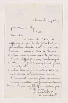 Letter, 8 May 1879