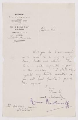 Letter, 10 November 1886