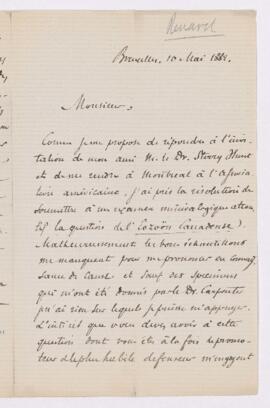 Letter, 10 May 1882