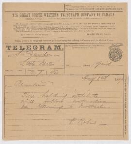 Letter, 3 August 1887