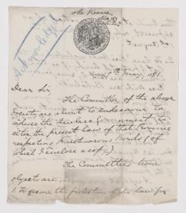 Letter, 9 May 1881