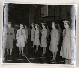 McGill University Detachment of the Canadian Red Cross Corps, inspection March 29, 1944