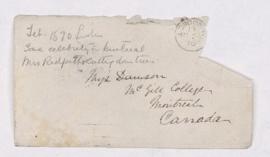Letter, 20 February 1870