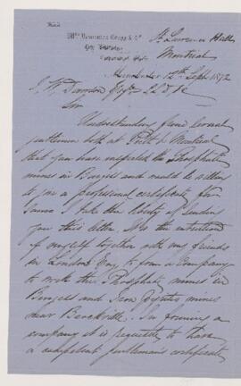 Letter, 12 September 1872