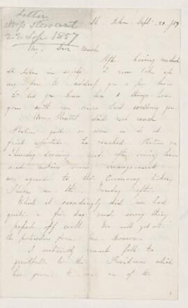 Letter, 22 September 1857