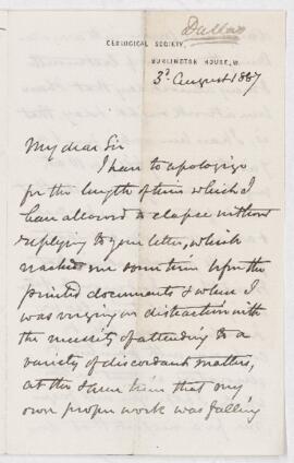 Letter, 3 August 1887