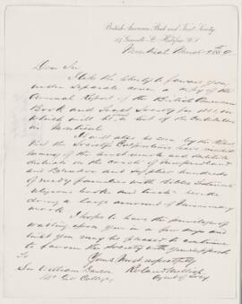 Letter, 9 March 1889