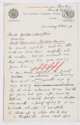 Letter, 23 January 1888
