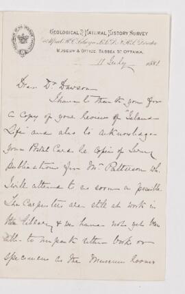Letter, 11 July 1881