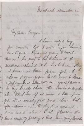 Letter, 3 December 1869