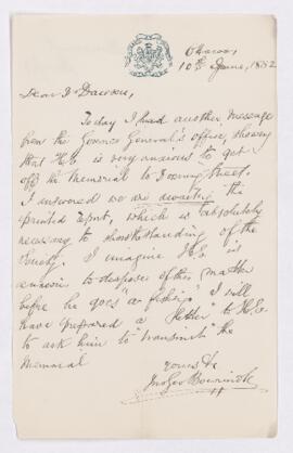 Letter, 10 June 1882