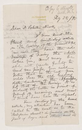 Letter, 28 February 1895
