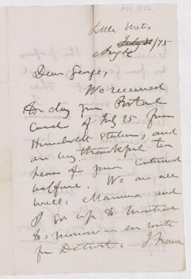 Letter, 4 August 1875