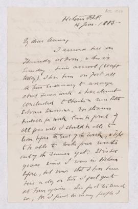 Letter, 14 June 1885