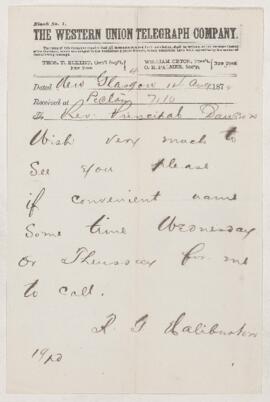 Letter, 14 August 1872