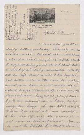 Letter, 3 April 1895